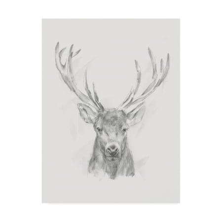 Ethan Harper 'Contemporary Elk Sketch Ii' Canvas Art,14x19